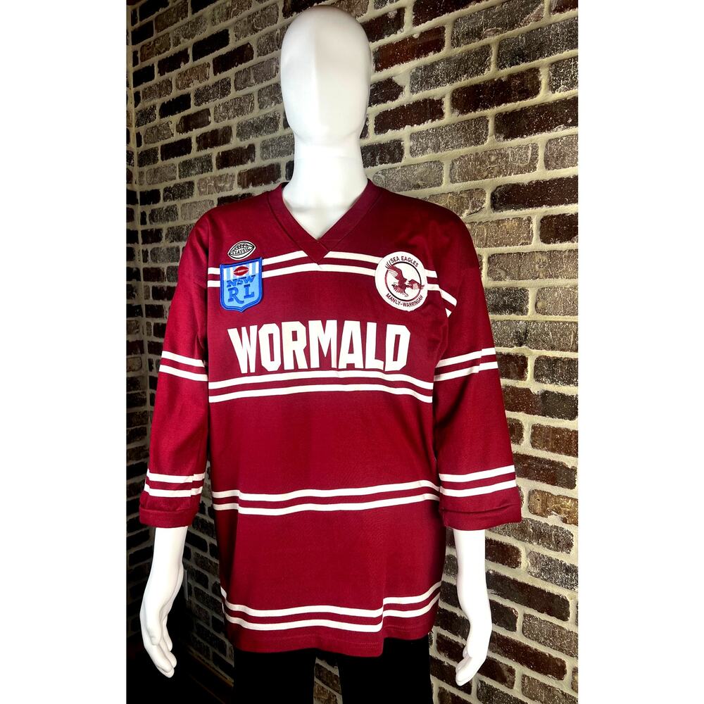 Vintage Sea Eagles Wormald Rugby Jersey NO SIZE/CARE Tag Look At Photos For Meas